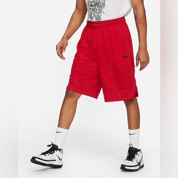 NWT Nike Dri-FIT Icon Basketball Shorts in Red Mens Size S - Picture 1 of 10